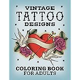 Amazon.com: Adult Coloring Floral Tattoo Designs Coloring Book ...
