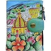 Anna by Anuschka Women's Hand Painted Genuine Leather Ladies Wallet