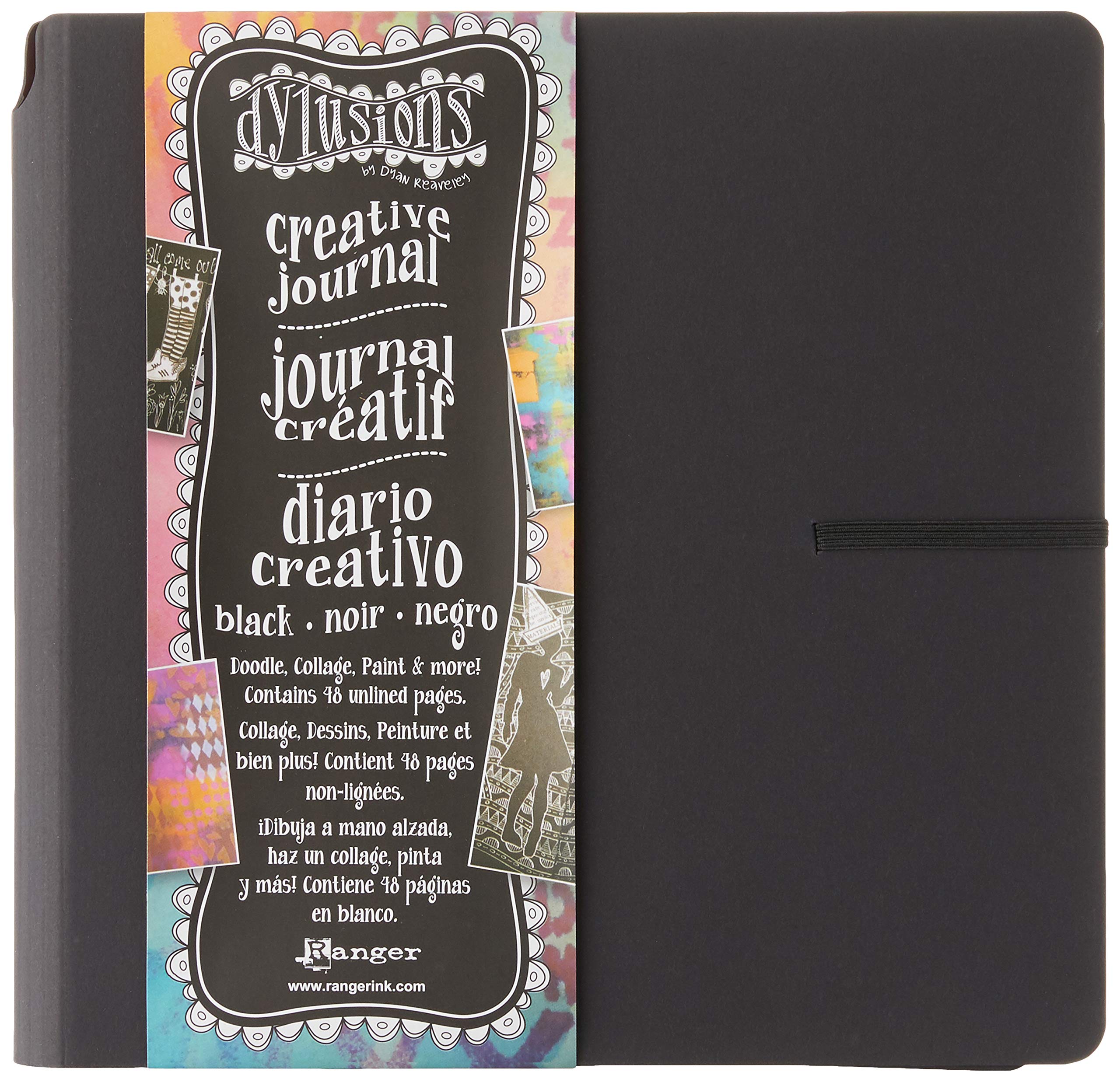 Ranger Dylusions Creative Journal Square, Black