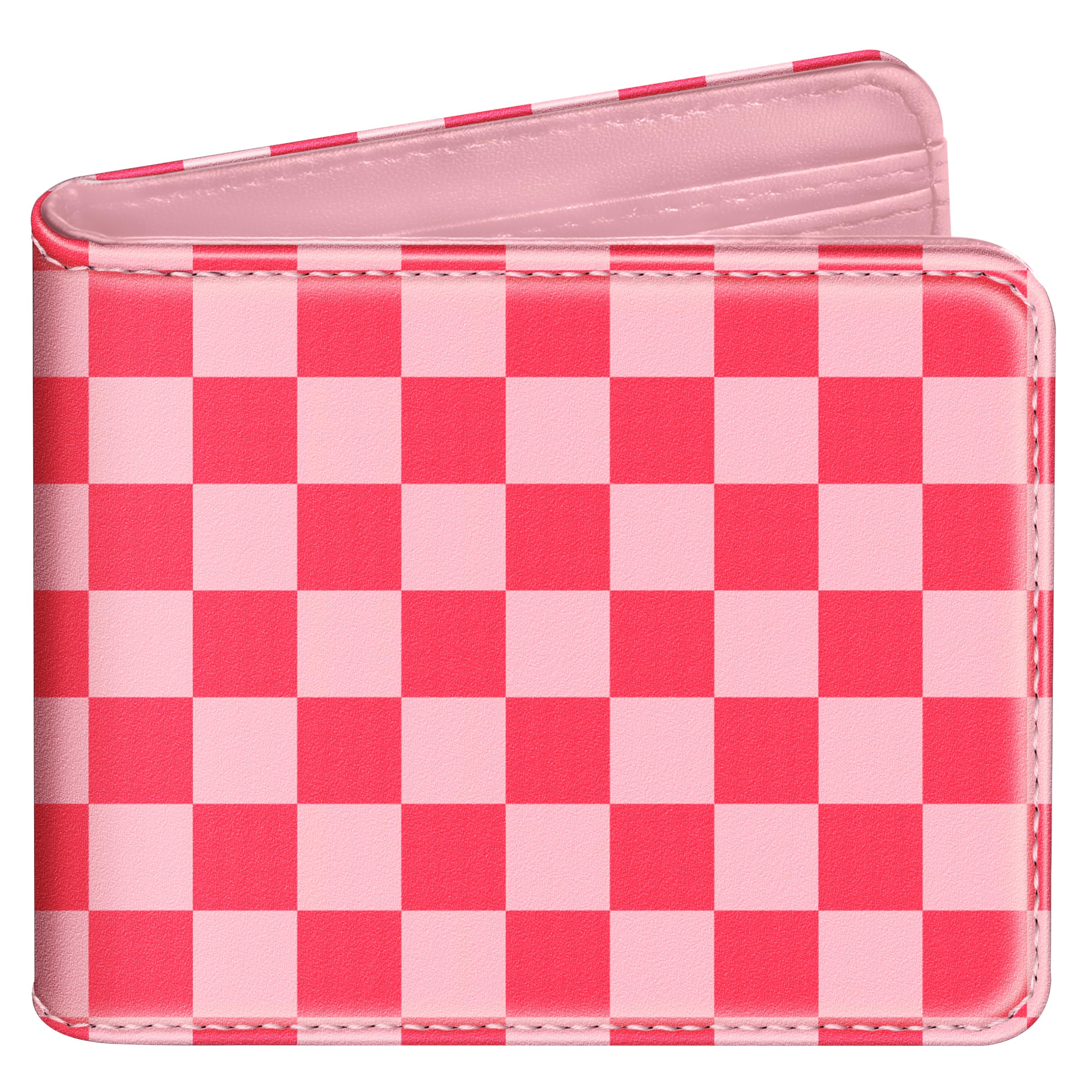 Funermei Cute Wallet for Women Girls Plaid Bifold