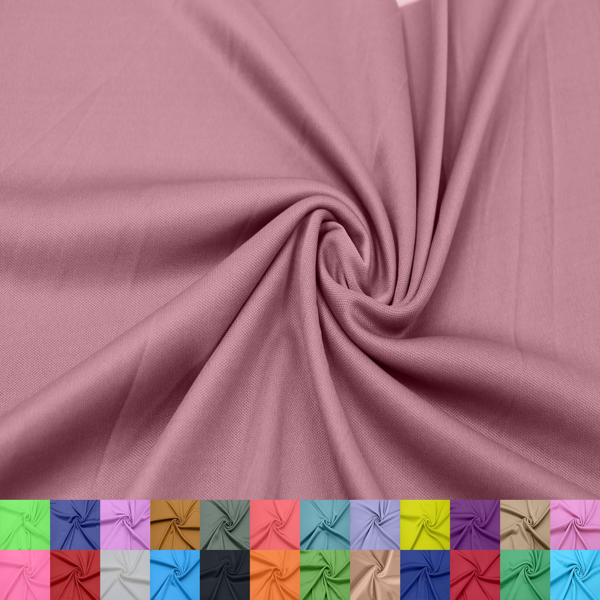 Texco Inc 60" Wide 100% Polyester Interlock Lining