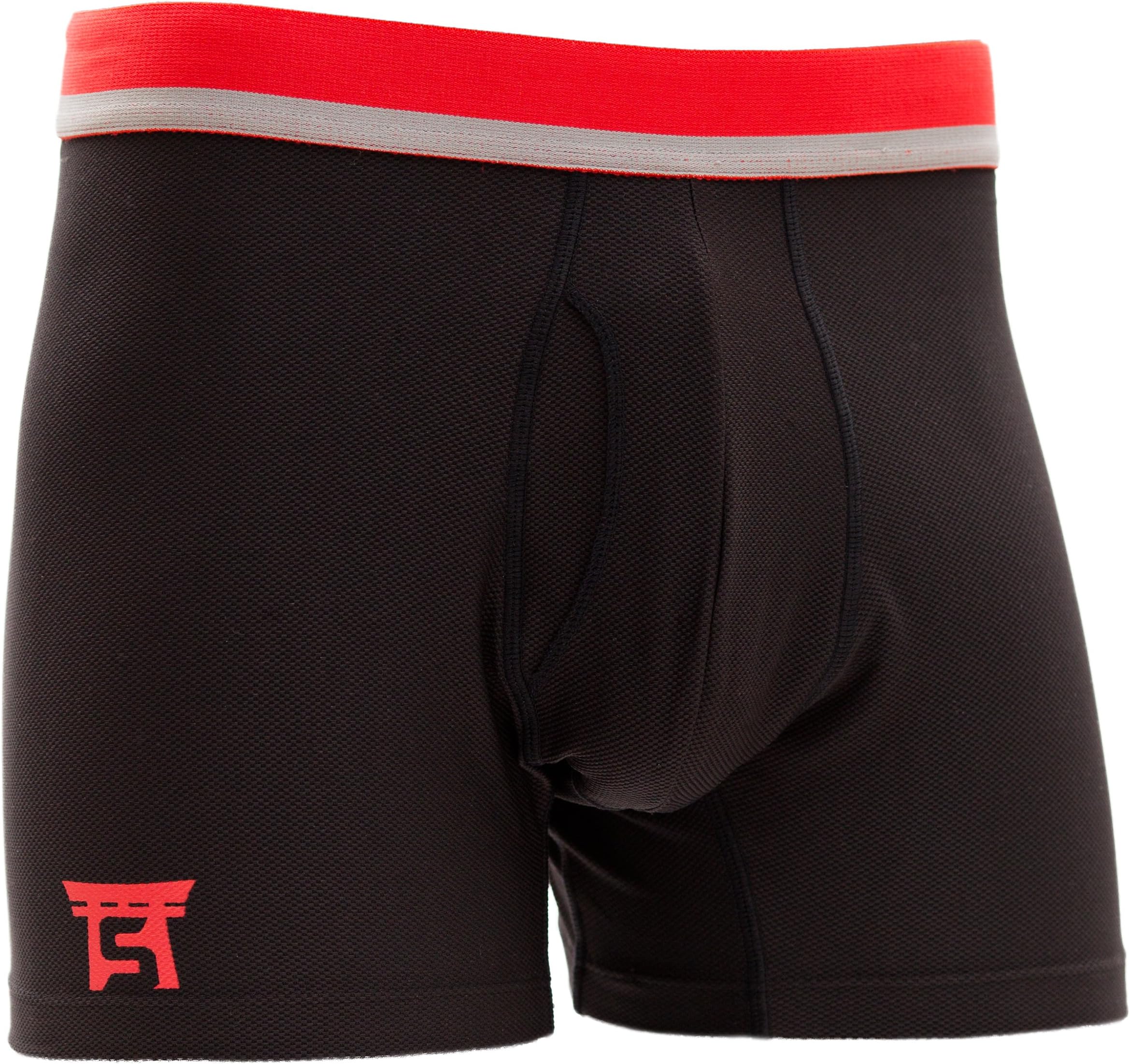 Shrine Boxers Men's Boxer-Briefs X-Large Red/Black