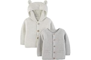 Simple Joys by Carter's Baby Girls' 2-Pack Knit Cardigan Sweaters