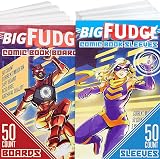 Big Fudge 50 Comic Bags and 50 Backing Boards 7.25 x 10.5 Acid Free view 1