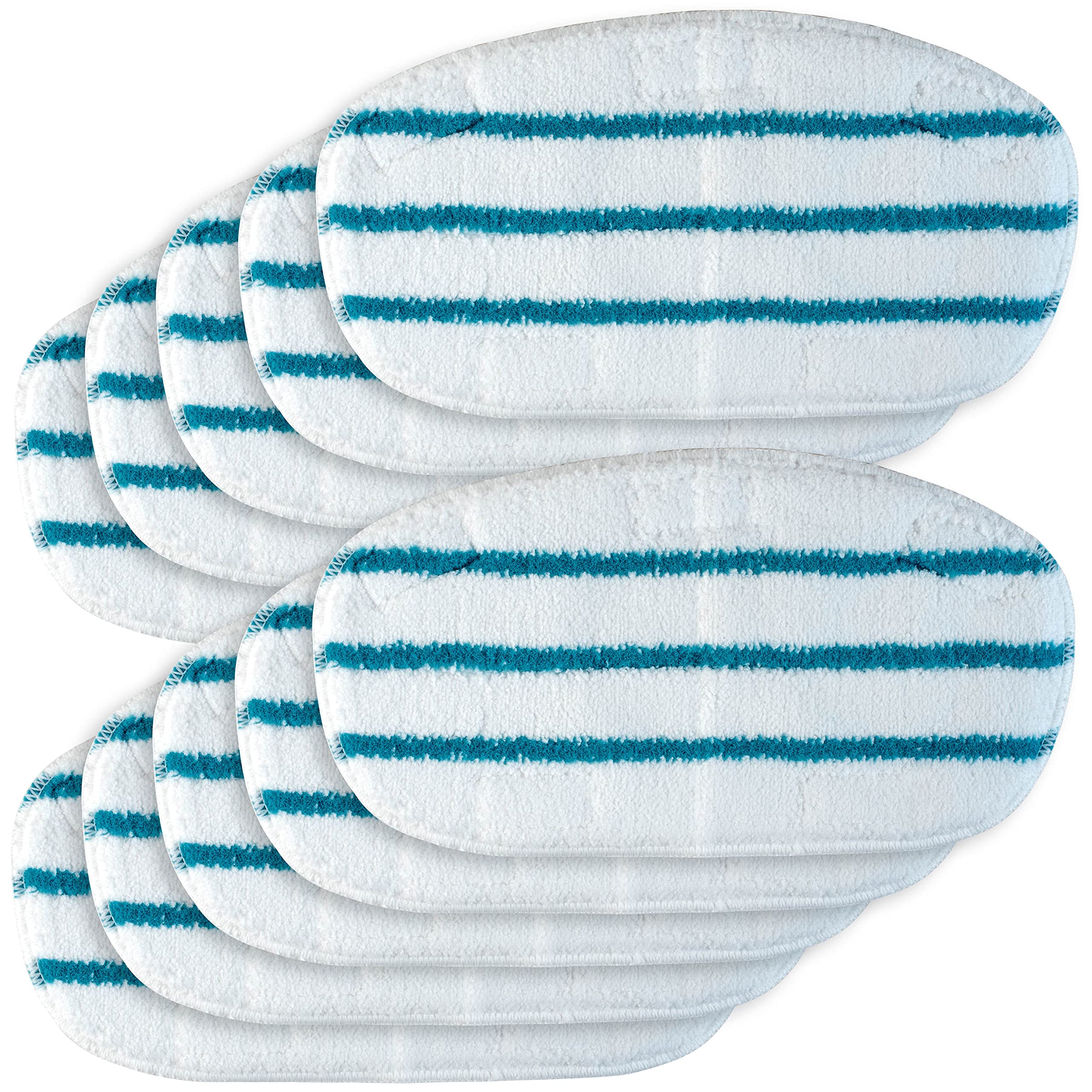 Photo 1 of BlueStars 10-Pack Replacement Microfiber Steam Mop Pads for PurSteam ThermaPro 10-in-1 Steam Mop – Washable and Reusable Replacement Pads, Compatible with ThermaPro 211 10-in-1 Steam Mop Cleaners