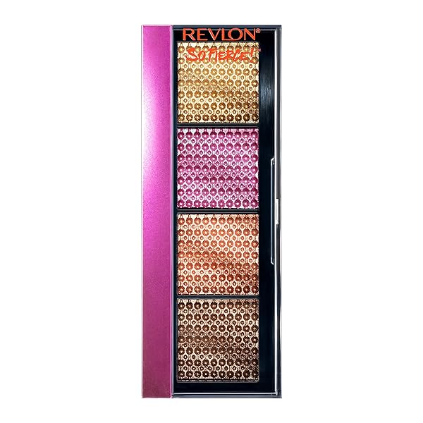 REVLON SO FIERCE PRISMATIC EYESHADOW PALETTE, EYE MAKEUP, ULTRA CREAMY PIGMENTED IN BLENDABLE MATTE & PEARL FINISHES, 966 THE BIG BANG, 0.21 OZ