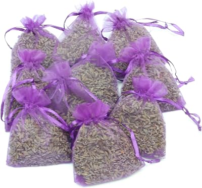 Quercus Lavender Filled Bags 7x9cm 10 Pack Insect Moth Repellent