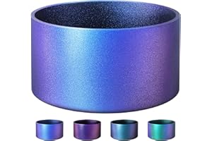 VIKIZUES Chameleon Gradient Matte Luster Silicone Boot, Compatible with Stanley Quencher Tumbler 20-40oz and More 12-24oz Water Bottles with 2.8-3in Base, Protective Glitter Anti-Slip Bottom Sleeve