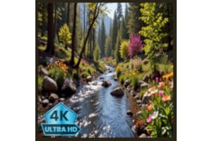 River Landscape Serene Nature Sound TV Screensaver