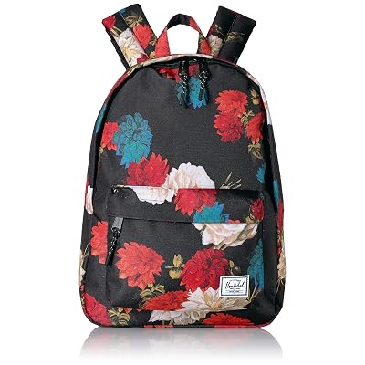 herschel backpack vintage floral black Classic 100% polyester Herschel Supply Co. Classic Iris