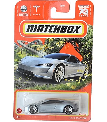 Tesla model3　テスラ　モデル　３　ムービングパーツ　マッチボックス４ Matchbox Moving Parts Tesla Model 3 Blue #8 (In-Stock) New