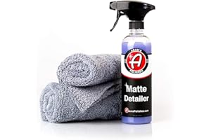 Adam's Polishes Matte Detailer - Specialized Formulation Perfect for Any Matte, Satin, and Gloss Finishes - Does Not Add Any Level of Shine - Easy to Use, with No Streaking or Residues (Combo)