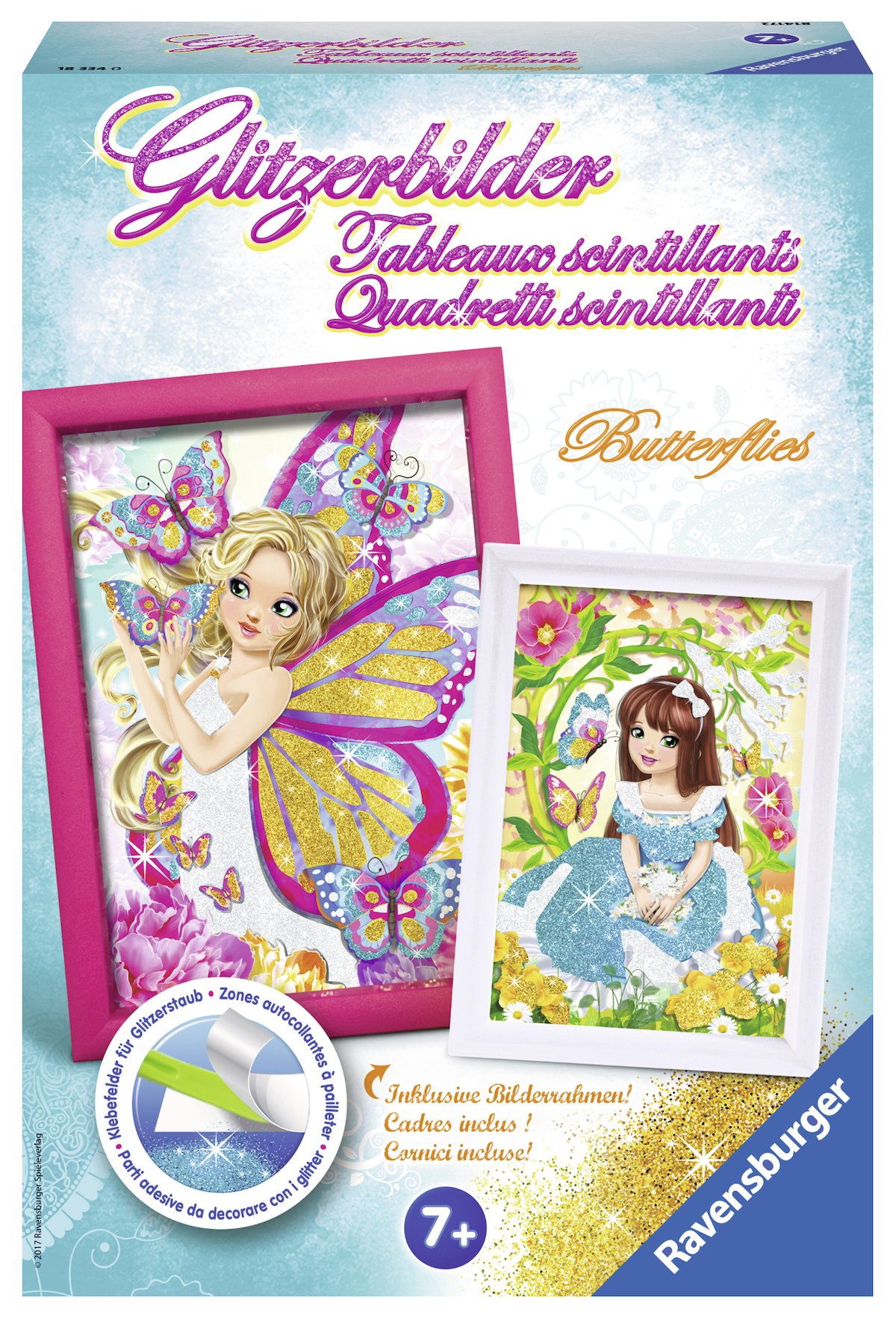 Ravensburger 183340 "Glitter Pictures Butterflies Craft Kit
