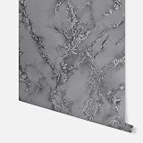 Arthouse Carrara Marble Charcoal Wallpaper 10.05m x 0.53m Grey Roll view 6
