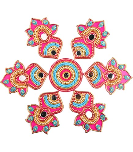 Floor Rangoli Designer Designer Reusable Rangoli Acrylic Rangoli Indian Tradi Ready Made Rangoli