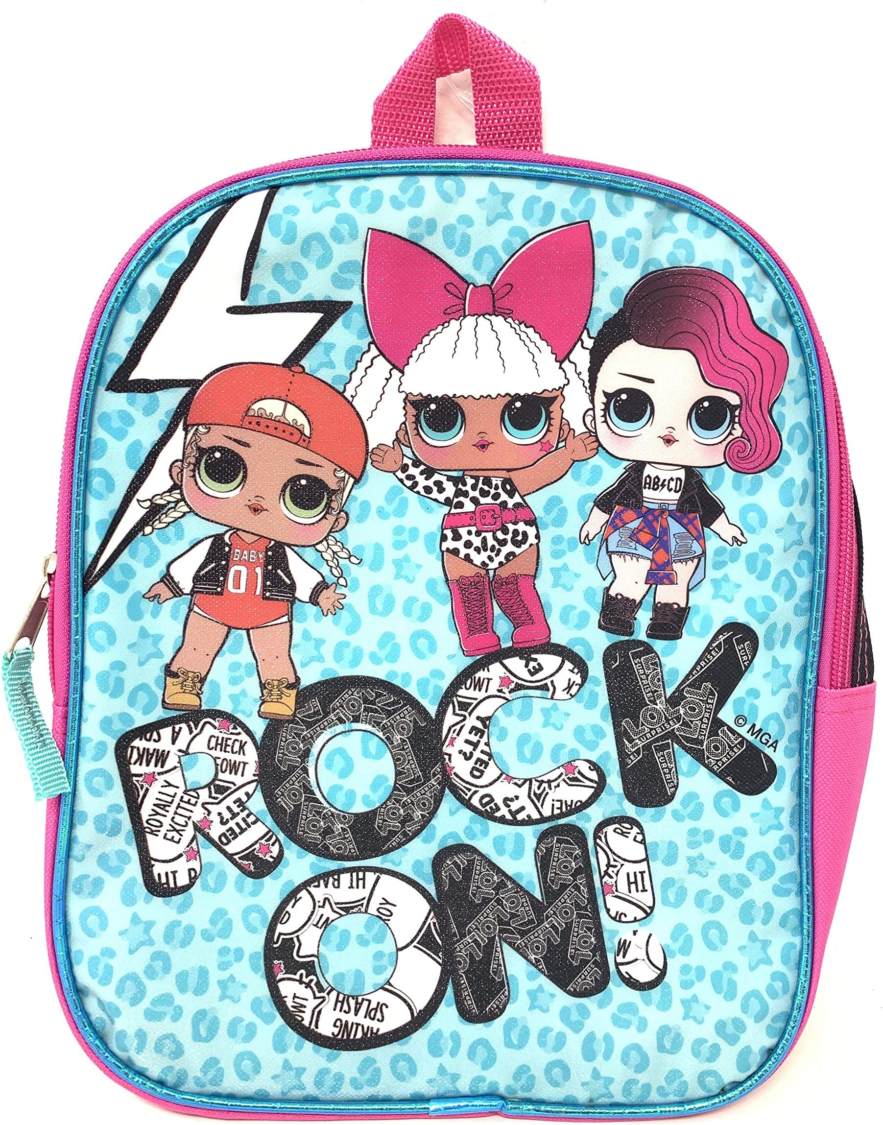 LOL 12" Small Girls' School Backpack -ROCK ON