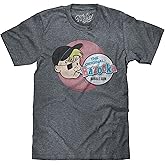 Tee Luv Men's Bazooka Joe Bubble Gum T-Shirt - Retro Topps Candy Shirt
