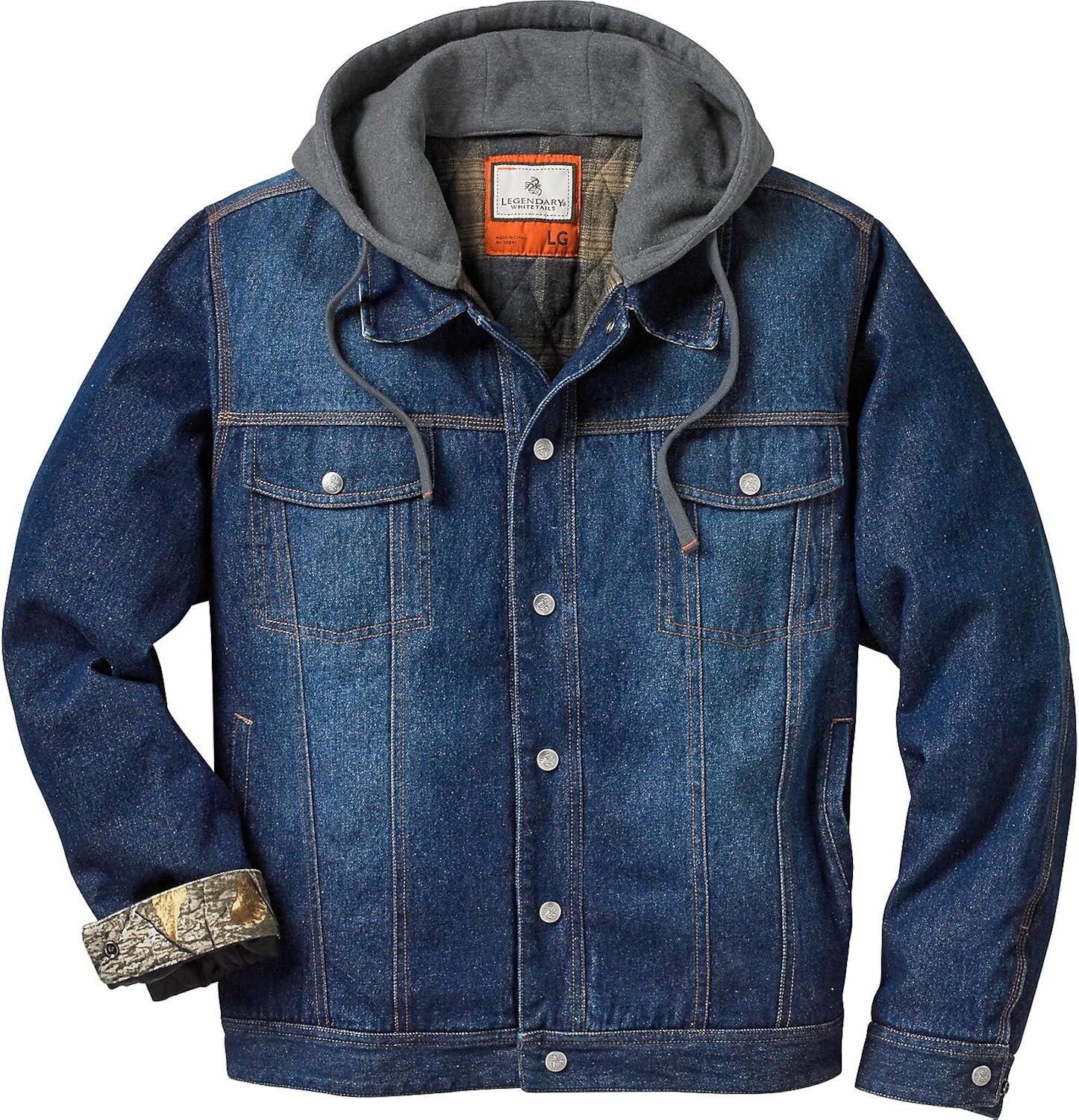 Legendary Whitetails Men's Concealed Carry Denim Jacket Denim Jacket