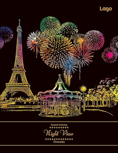 Amazon ラゴデザイン スクラッチ カラーリング 花火 Sc Fw