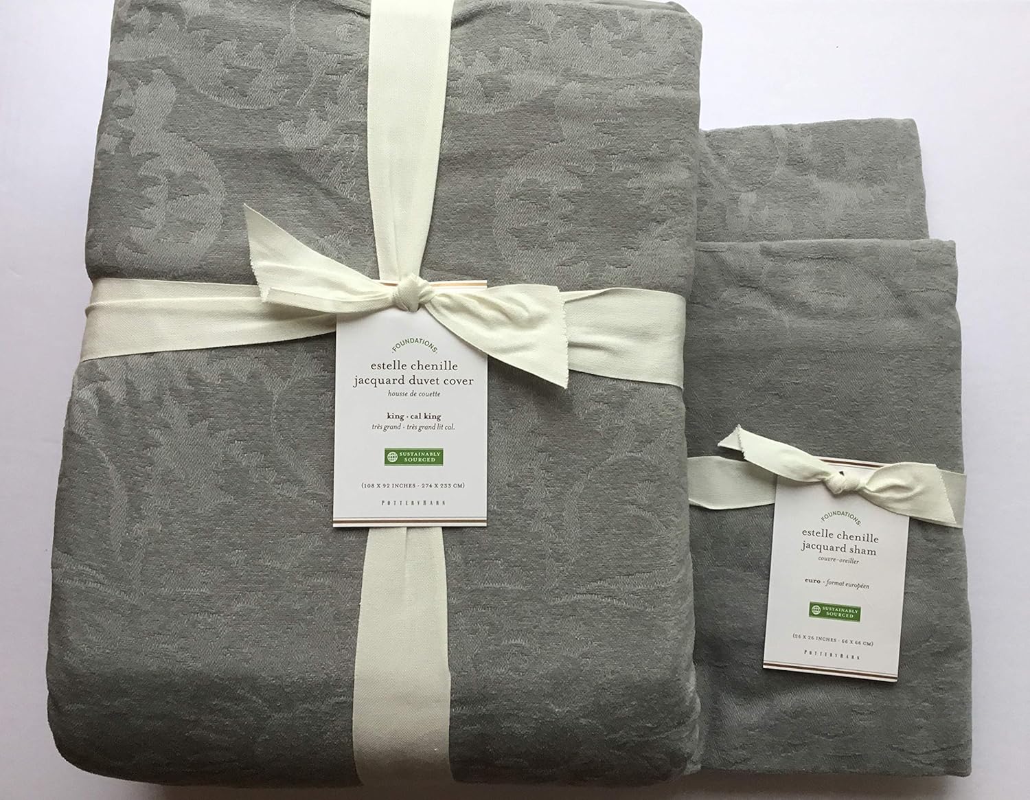 Amazon Com Pottery Barn Estelle Chenille Jacquard Duvet Cover