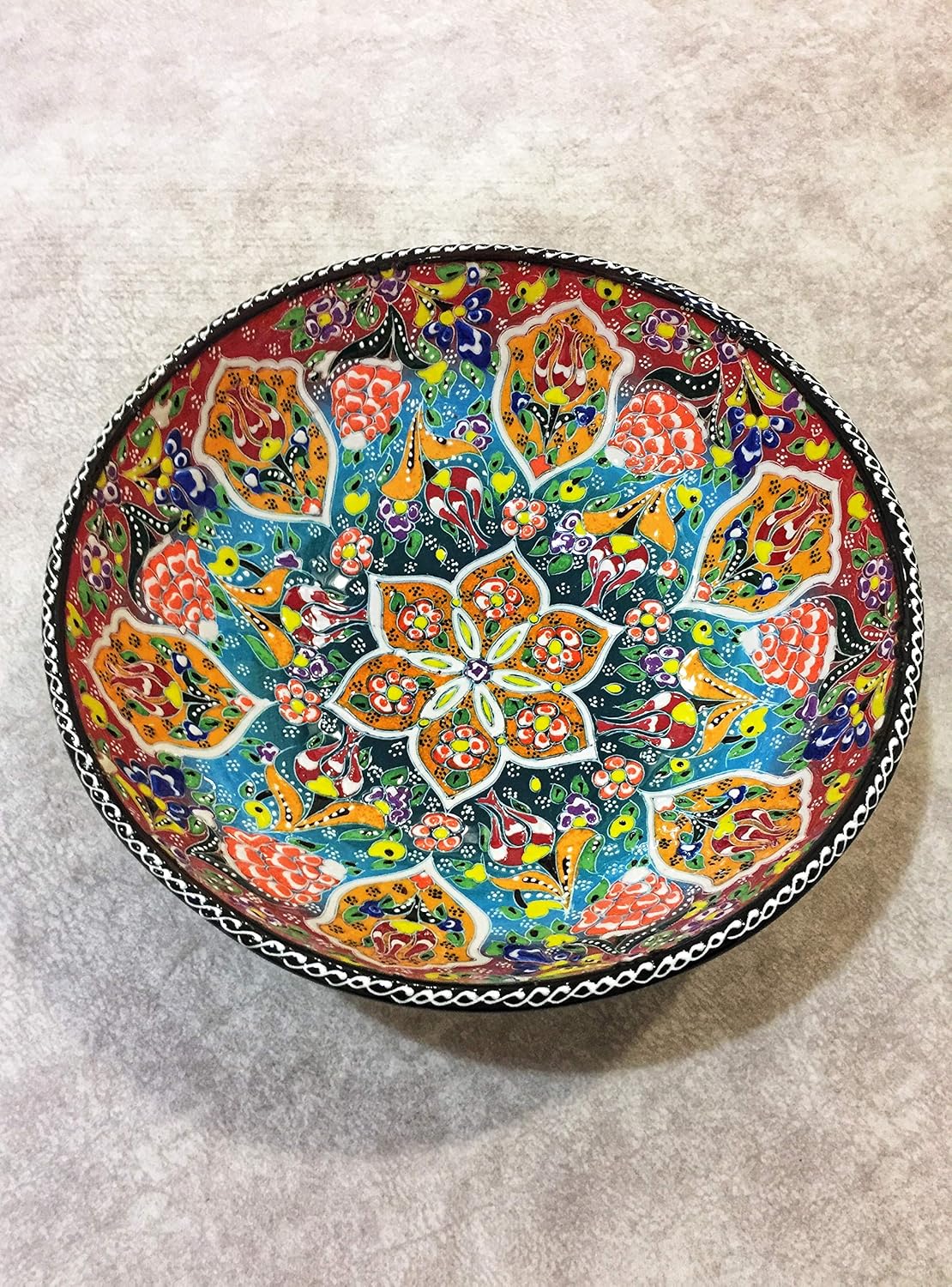 10'' Decorative Turkish Bowl