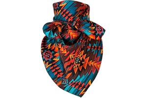 AUSTIN ACCENT INC Austin Accent Cowboy Bandana 100% Silk Scarf Wild Rag 34 Inch Multiple Colors