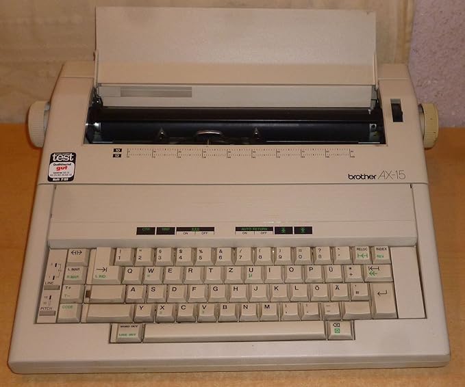 Brother AX15 elektrische Schreibmaschine Amazon.de Bürobedarf
