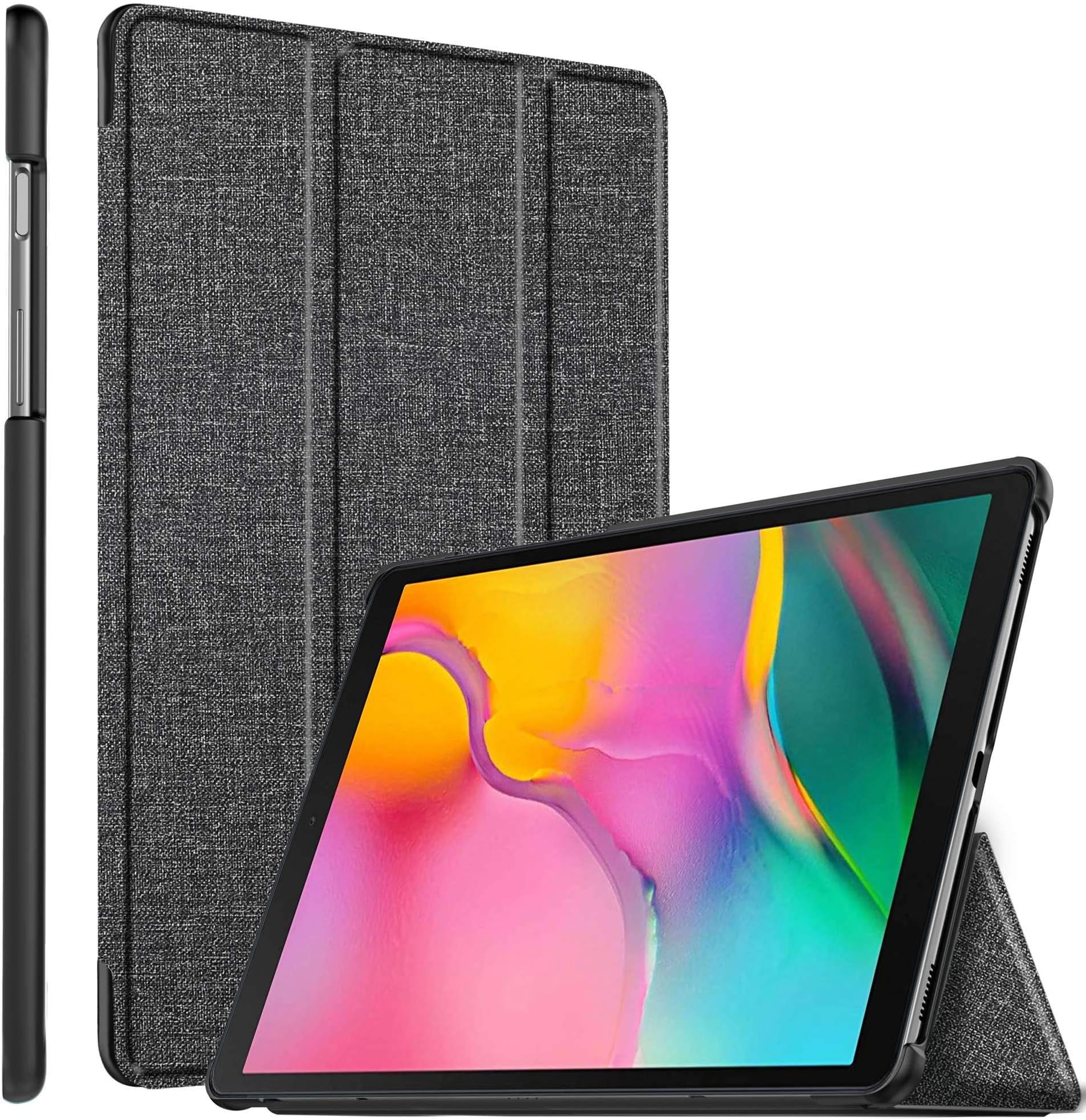 ELTD Case for Samsung Galaxy TAB A T510/T515 2019,Flip Premium Slim light Shell Protective Cover Case for Samsung Galaxy TAB A T510/T515 10.1 Inch 2019 Tablet (Gray)