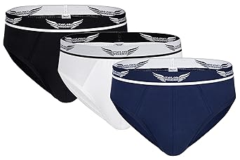 Taylor Phoenix High-Class Herren Slip/Sportslip 3er Pack - gekämmte Baumwolle - angenehmer Komfortbund - Unterwäsche in versc