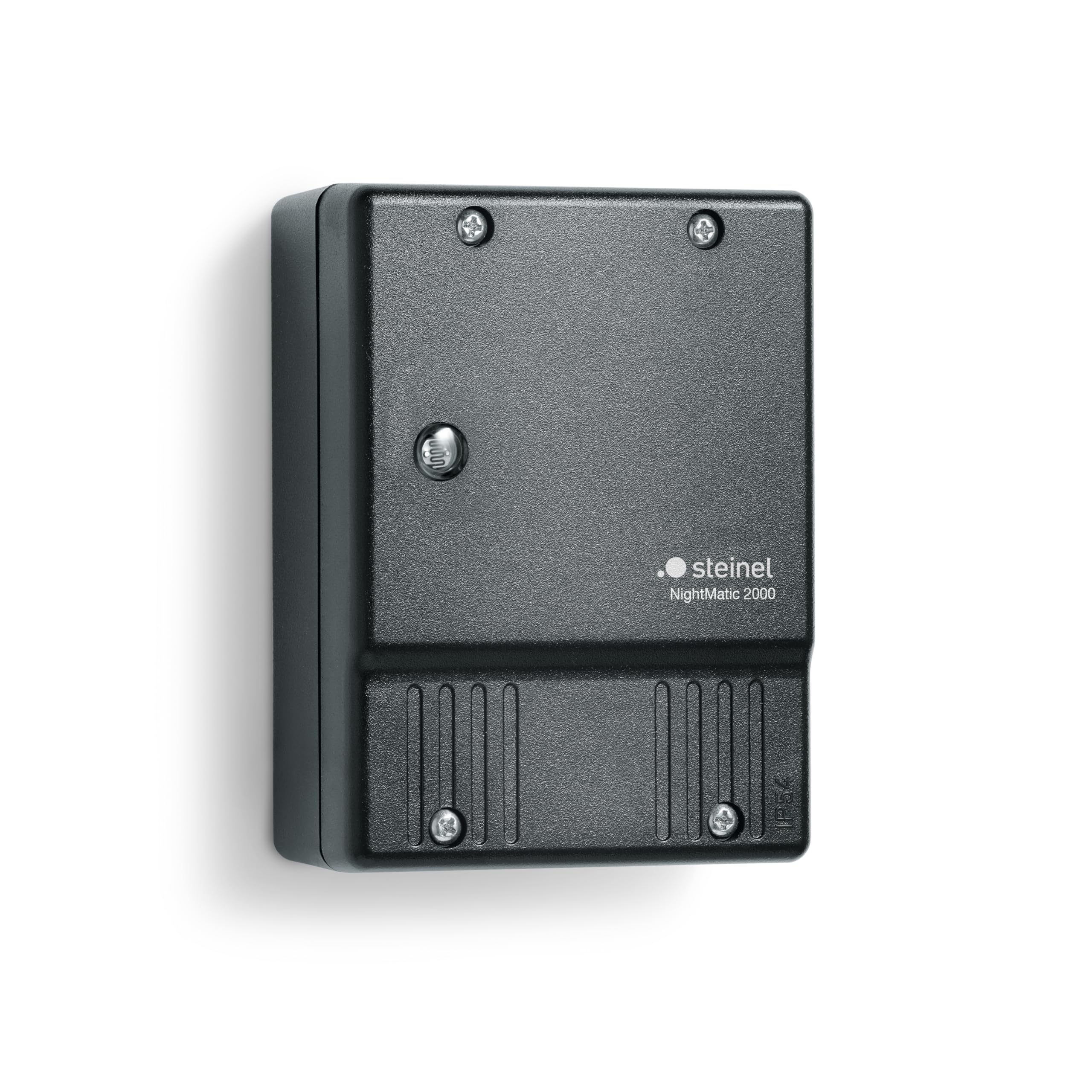 Steinel Twilight Switch NightMatic 2000 Black, Photoelectric Lighting Controller, Automatic Night-Time Lighting