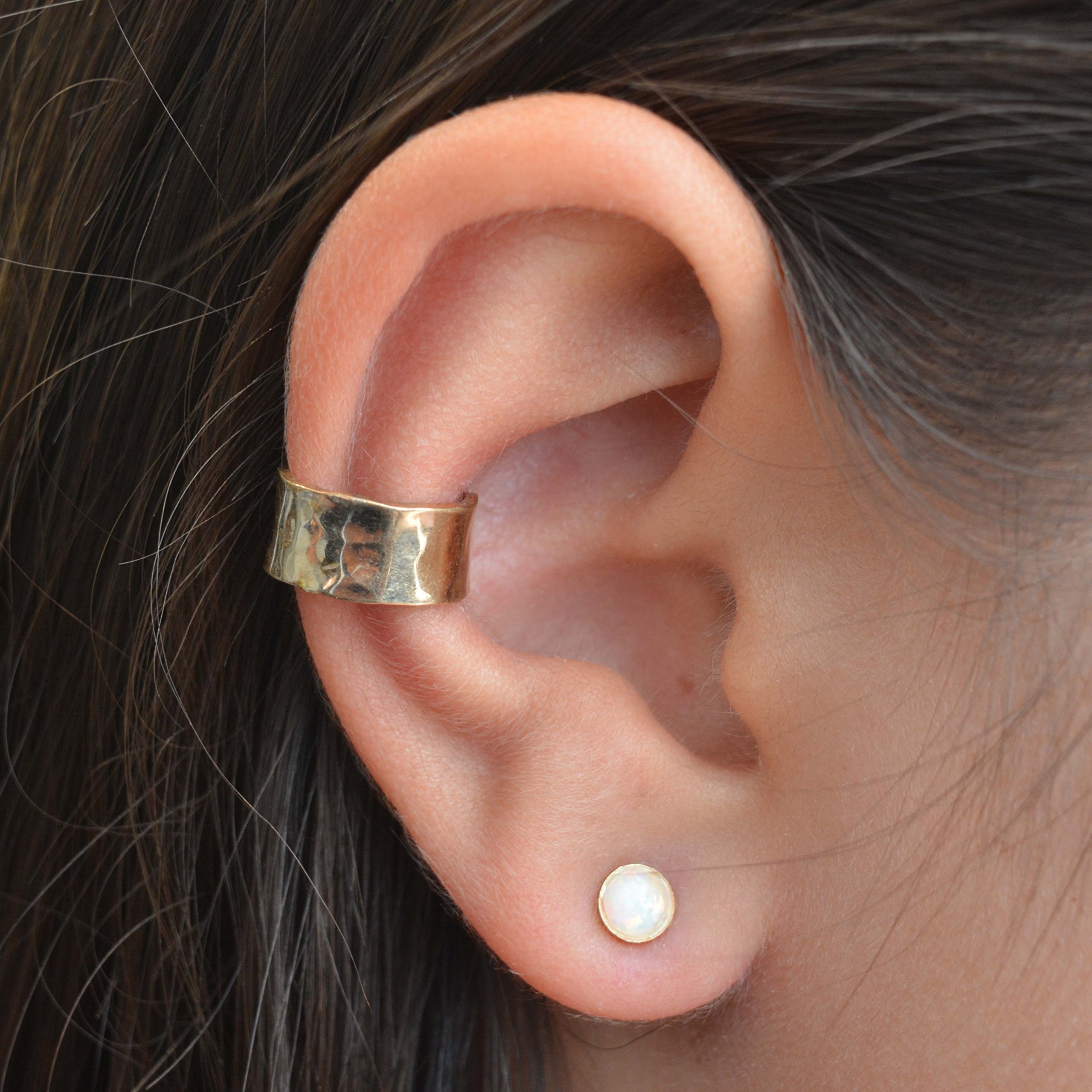 Gold Ear Cuff Earring for Non Pierced Ears Gold Filled 14k Cuff