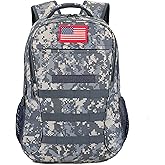 HYSANOG Boys Backpack for School,Military Teen Boys Backpack with USB Charging Pot,Camo Backpack Men 40L