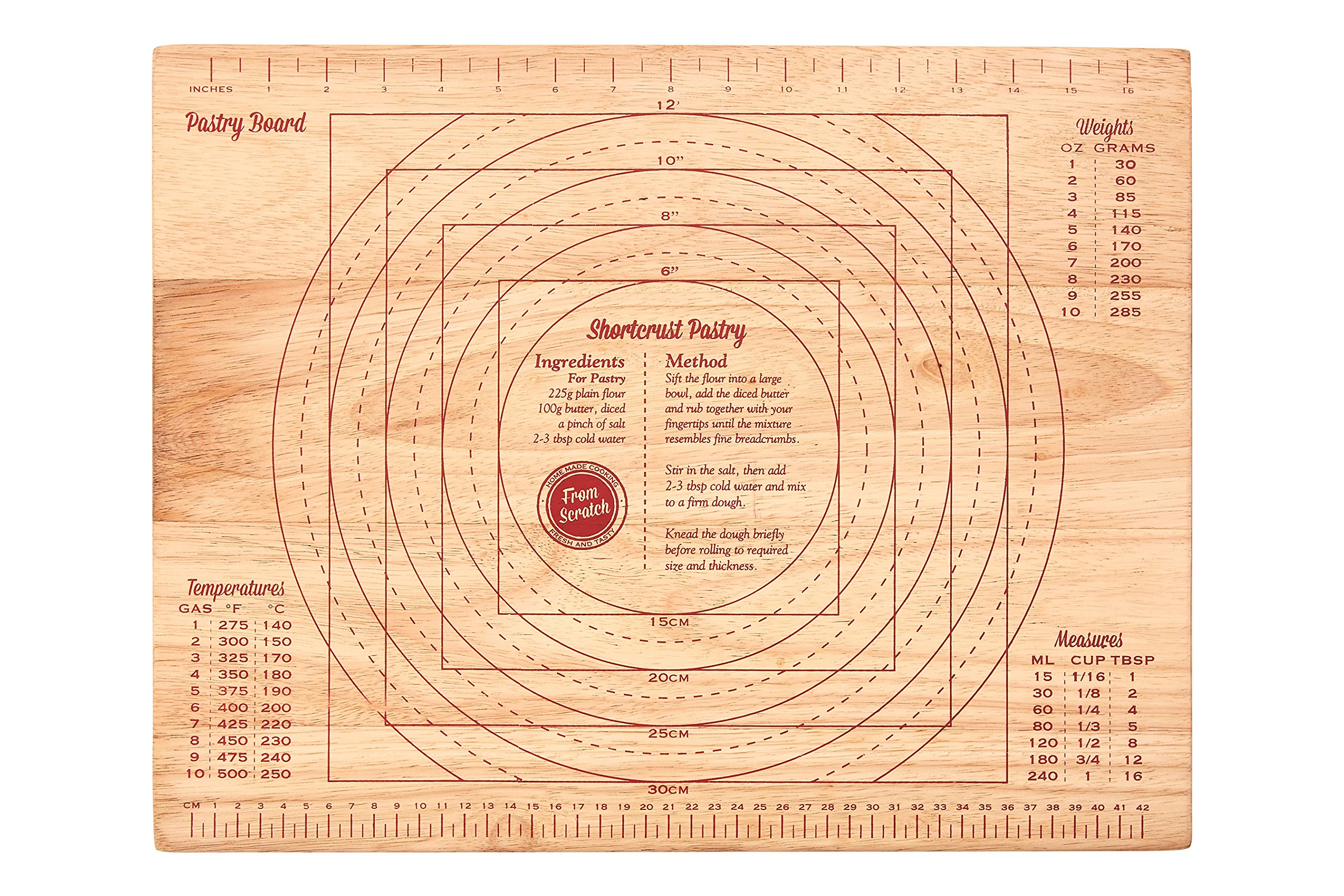 from Scratch Pastry Board, Rubberwood