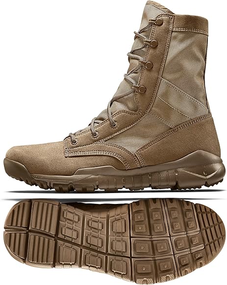 coyote tan nike boots
