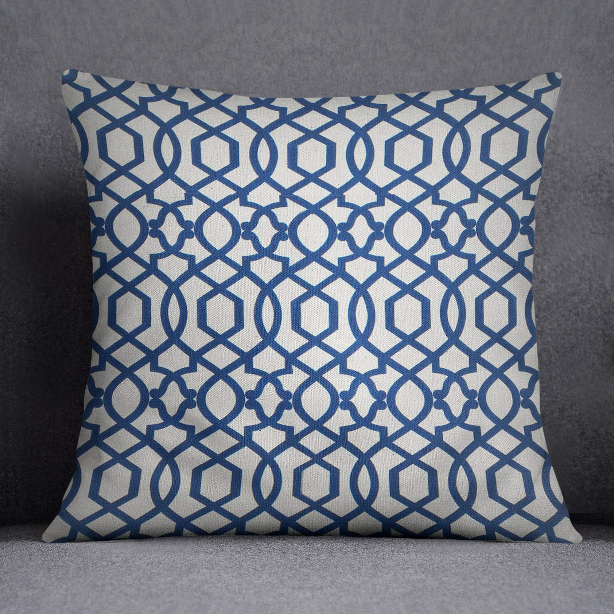 Bonamaison Decorative Cushion Cover, Cotton Polyester, Multicolor, 45x45