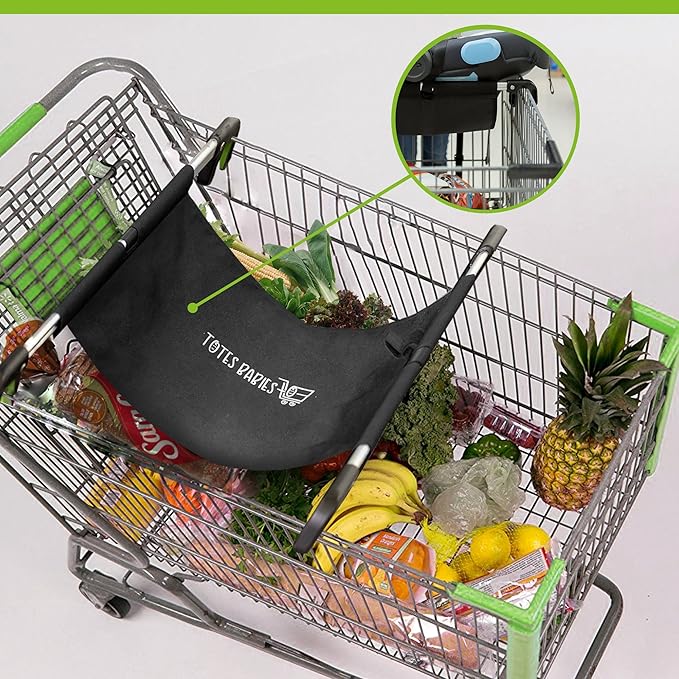 shopping cart with car seat holder