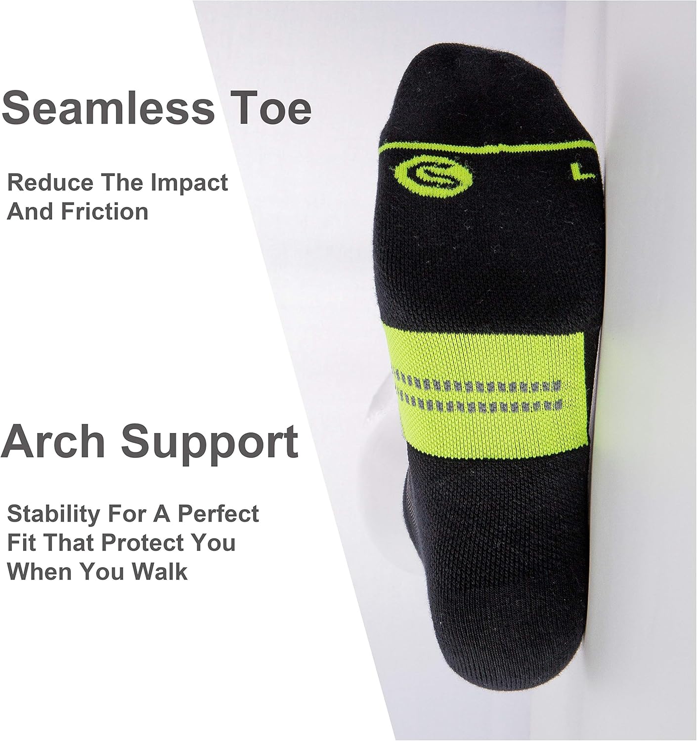 CelerSport 6 Pack Running Ankle Socks for Men and Women with Cushion, Low Cut Athletic Sport Tab Socks: Clothing