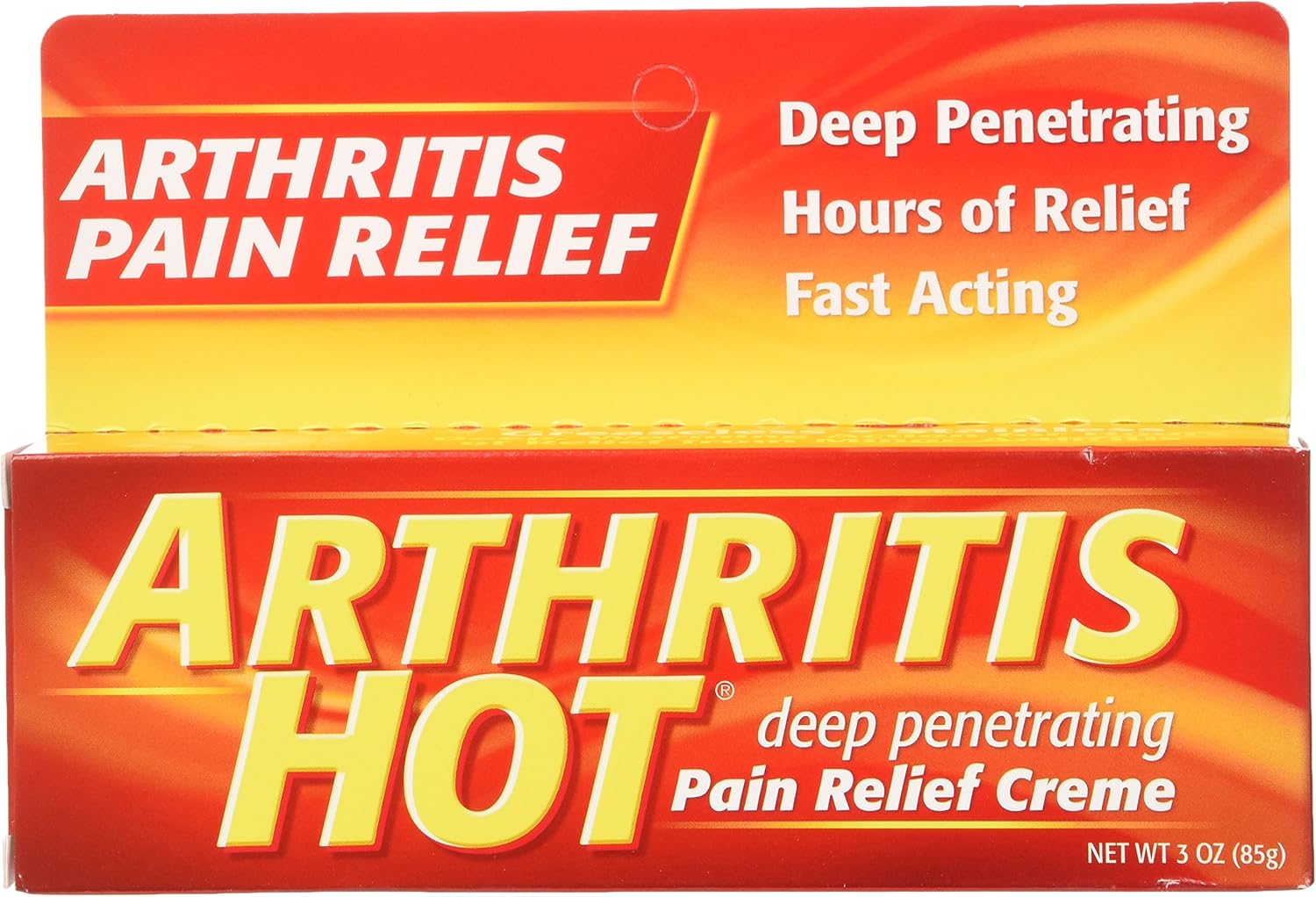 Arthritis Hot Pain Relief Creme 3 oz - (Pack of 6): Health & Personal Care