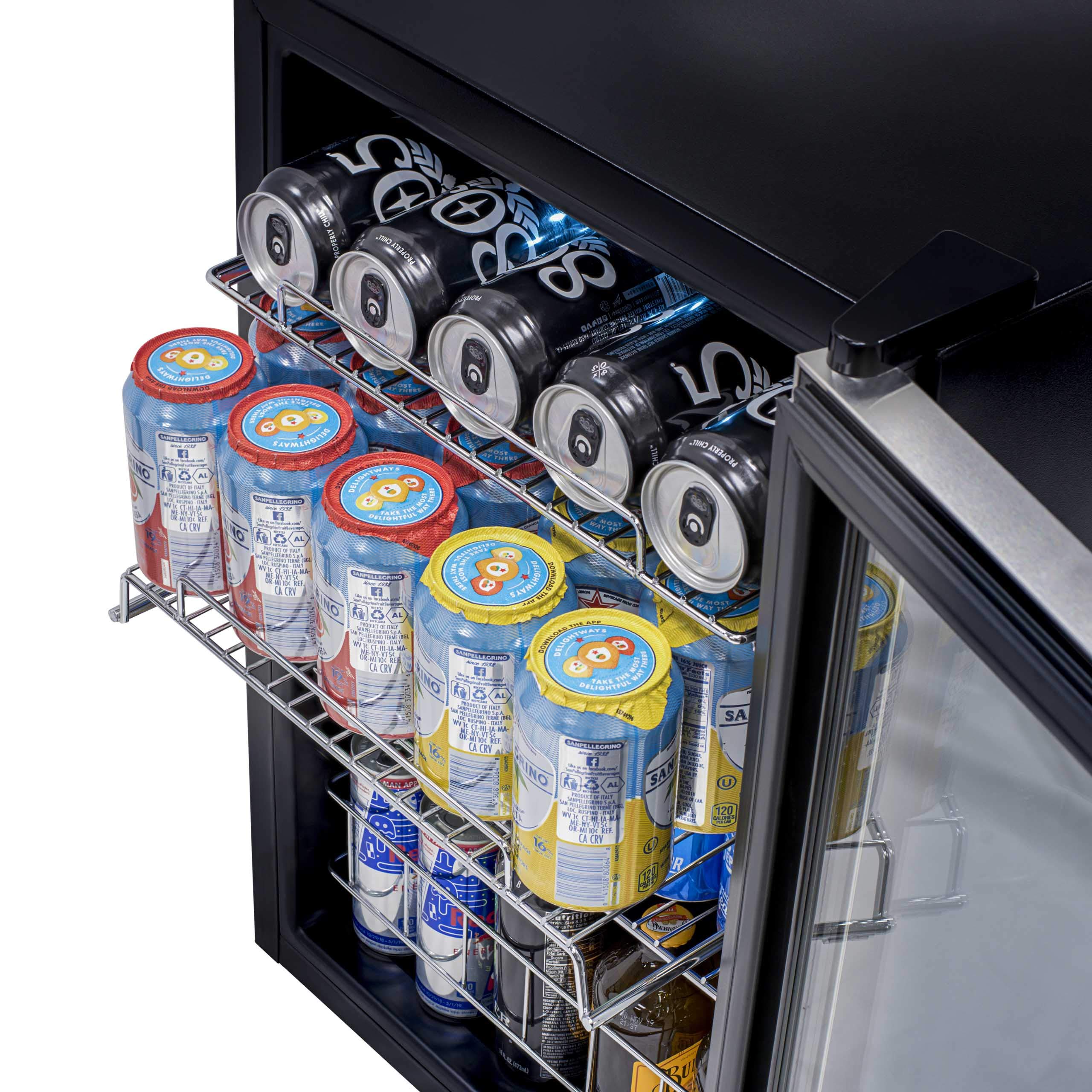 NewAir AB850 Beverage Cooler and Refrigerator, Small Mini Fridge with