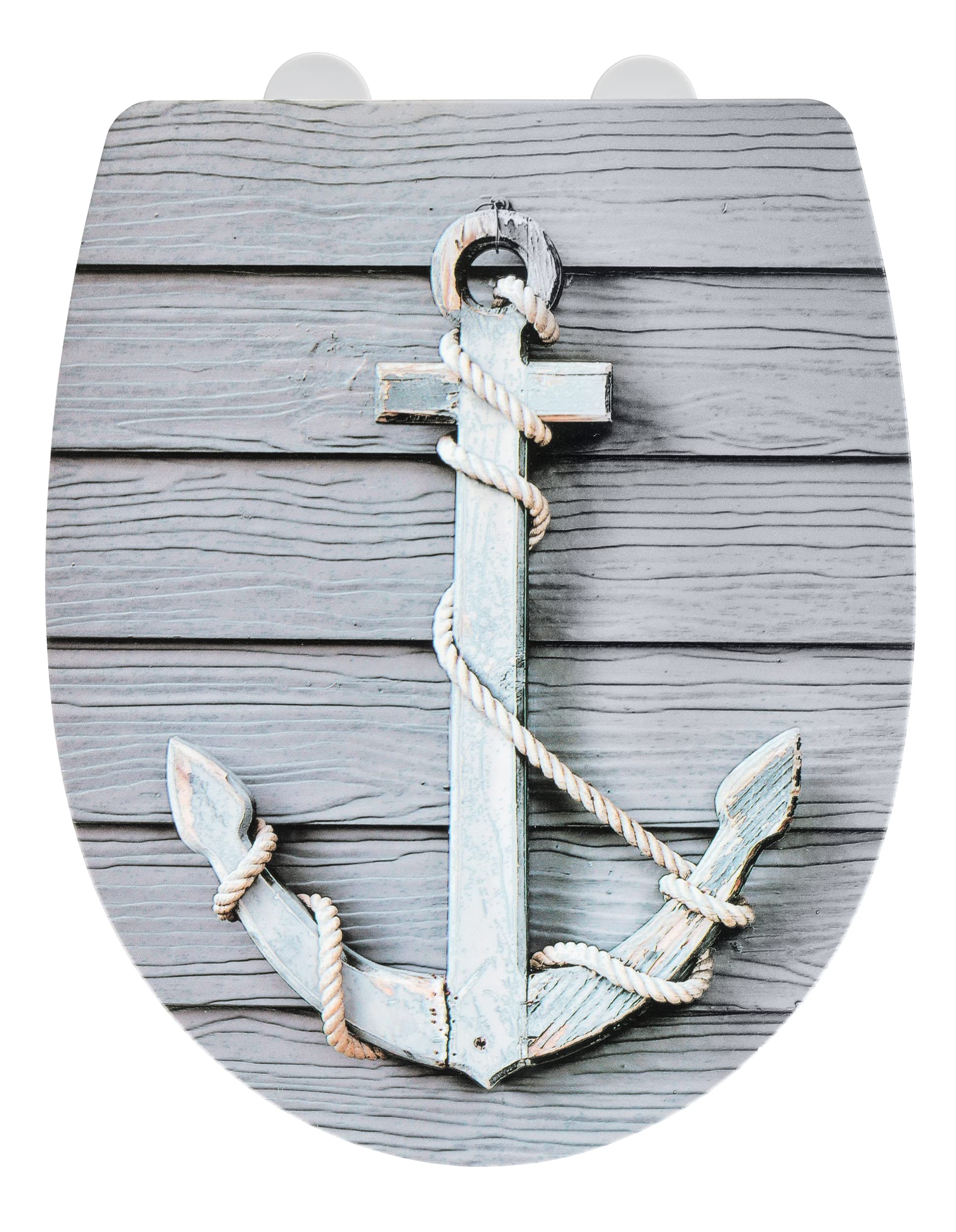 WENKO Tapa de WC Rope, Multicoloured, 41 x 46 x 6