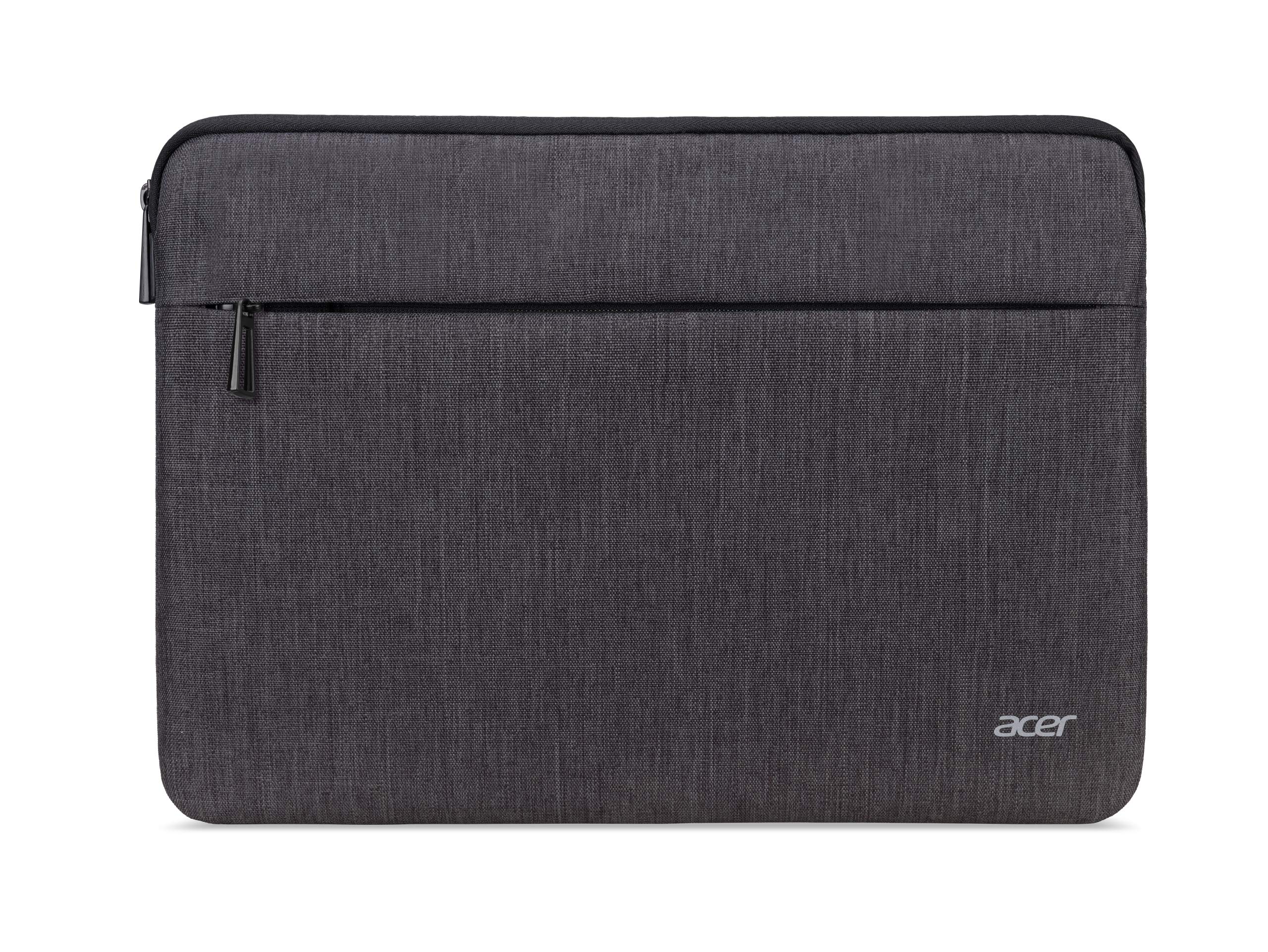 Acer Laptophülle - Laptoptasche 14 zoll, Notebook, Tablet, Laptop Tasche, wasserabweisendes Außenmaterial, Schutz vor Schmutz und Stoßschäden, Fronttasche, grau