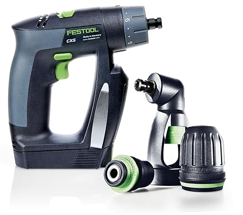 Festool 564274 CXS Compact Drill Driver Set With Right Angle Chuck