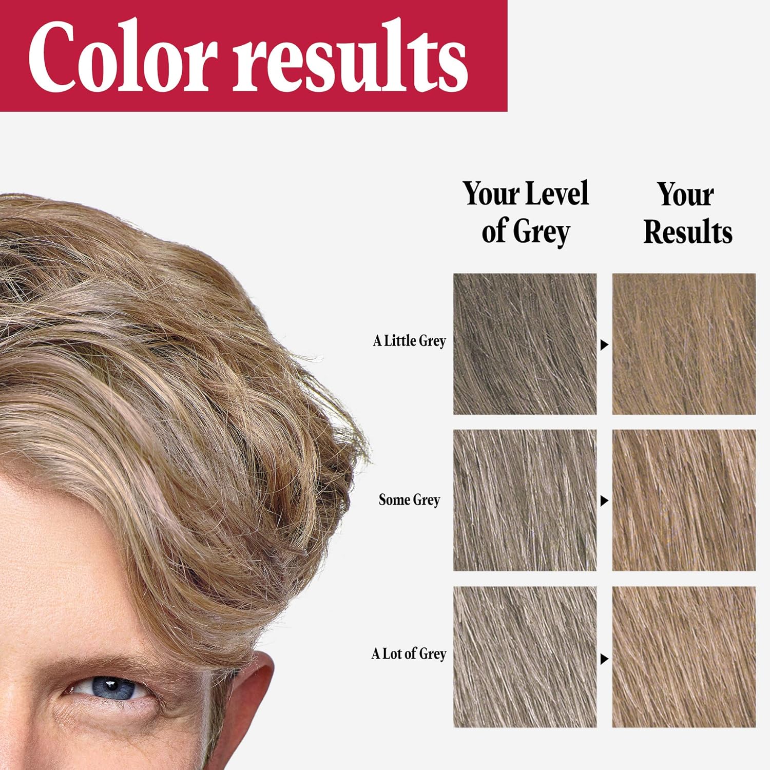 Just for Men Easy Comb-In Color (Formerly Autostop), Gray Hair Coloring for Men with Comb Applicator - Sandy Blond, A-10 - Pack of 3 (Packaging May Vary) : Beauty