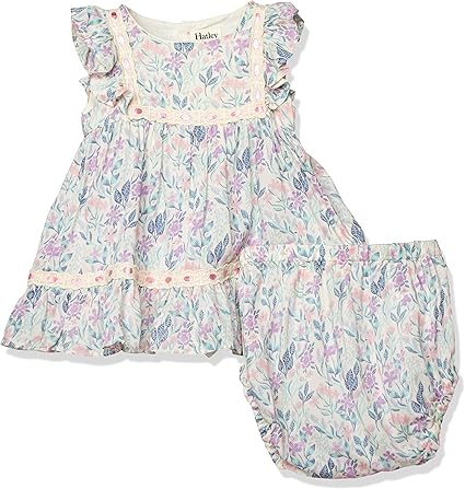 Amazon Hatley ハットレイ ガールズ フレンチスリーブ ワンピース ドレス フェミニンな かわいい 花柄 100 Modal Floral Baby Party Dress 75 80cm 9m 12m 74 79cm Sddi1263 ベビー マタニティ ベビー マタニティ 通販