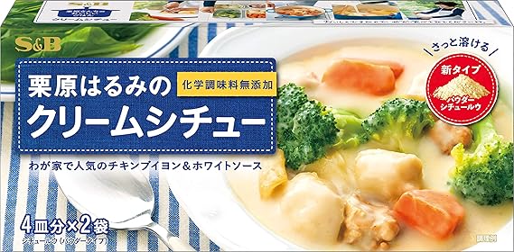 Amazon エスビー食品 栗原はるみのクリームシチュー 108g 6箱 栗原さんちのおいしいごはん シチュールー 通販