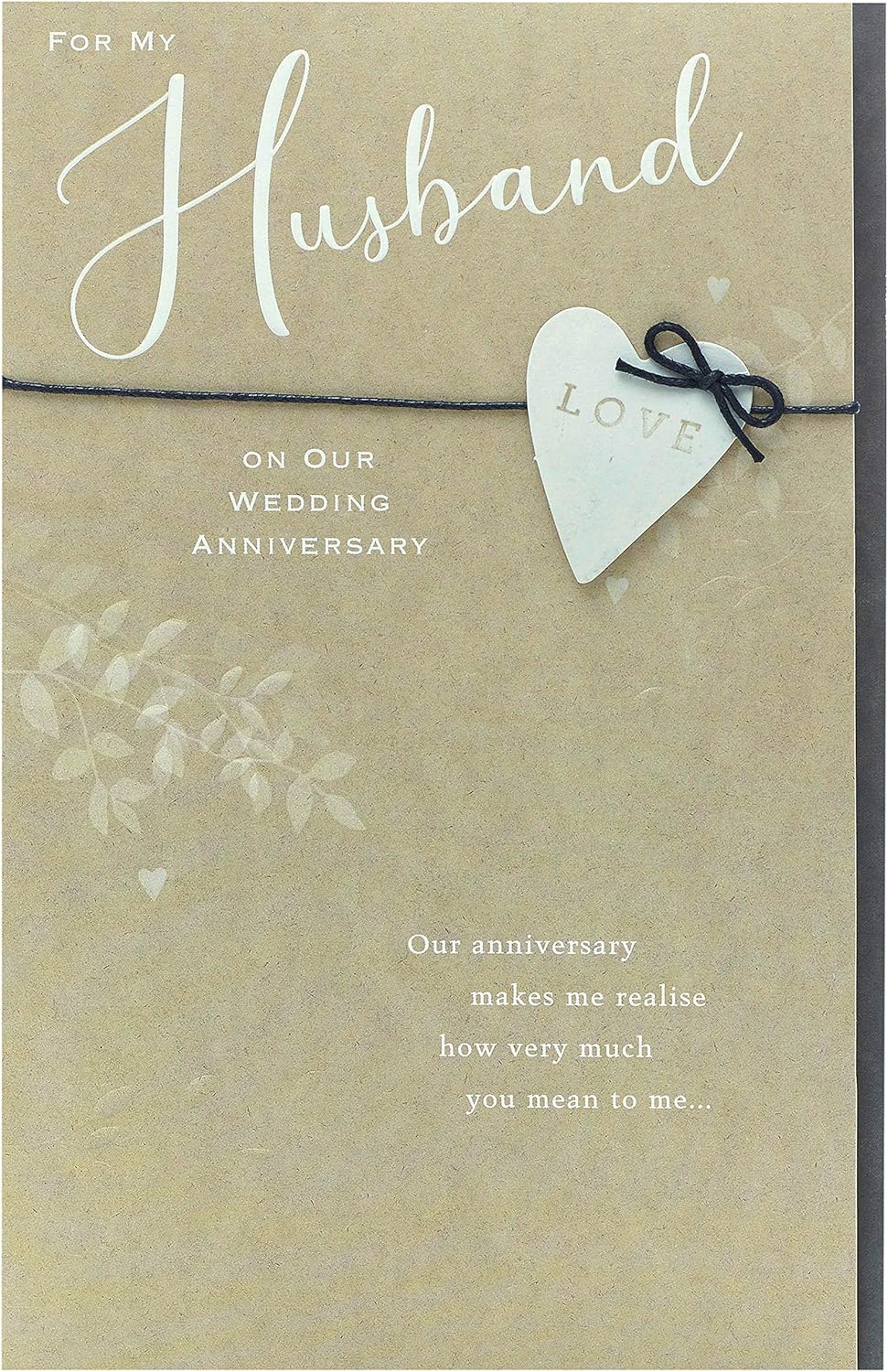Husband Wedding Anniversary Card Anniversary Card for Him Classic