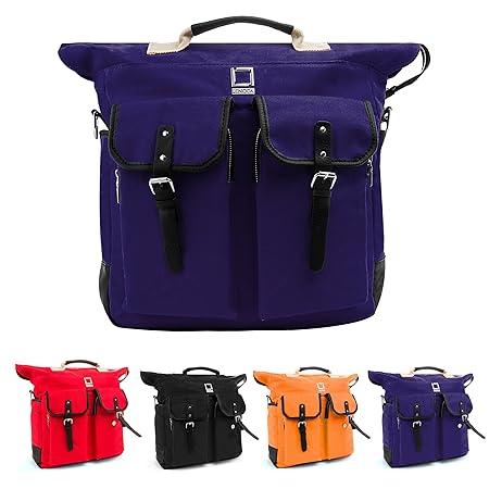 Lencca Leinwand Rucksack für Frauen und Mädchen Herren Jungen Universal Unisex Casual Tragetasche Tasche Sport Tagesrucksack 