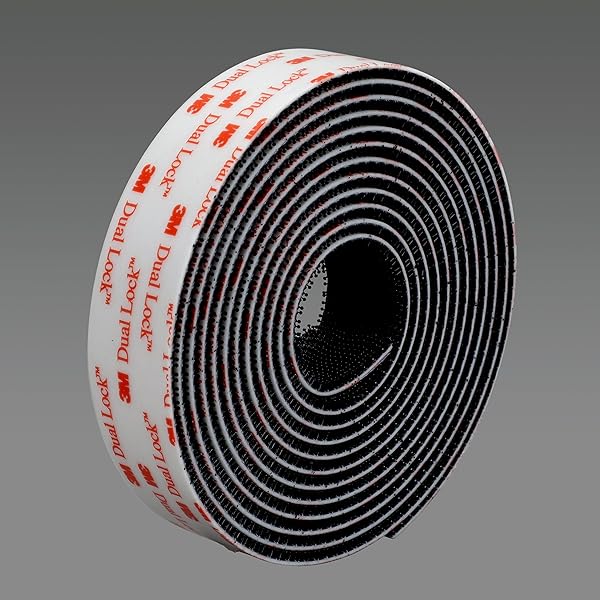 3M (SJ3550CF) Reclosable Fastener SJ3550CF 250 Black, 1 in x 50 yd 