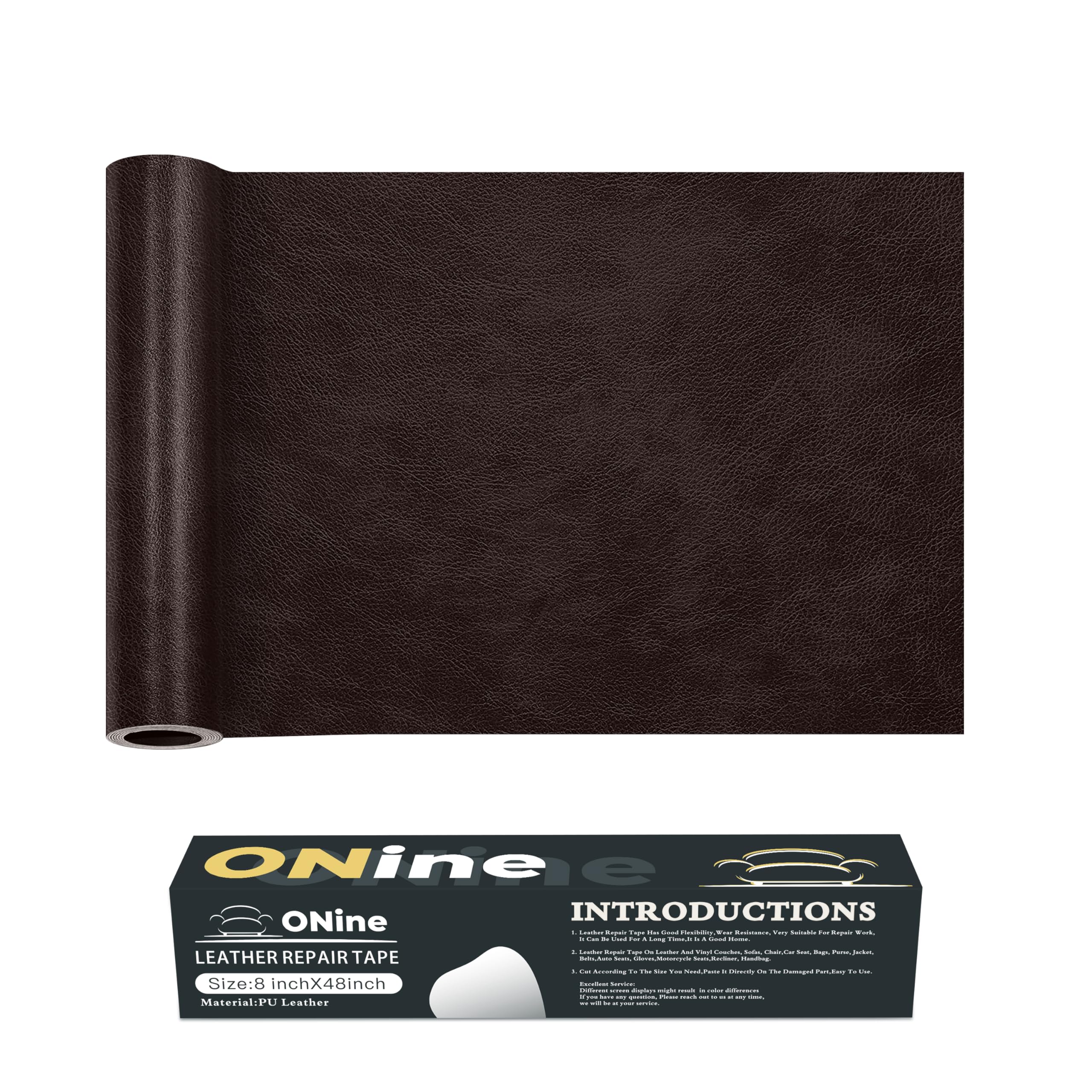ONine Leather Repair Patch，Leather Repair Tape, 8