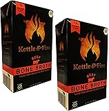 Beef Bone Broth by Kettle & Fire - 100 Percent Grass-fed, Organic, Collagen-rich Beef Bone Broth 2-Pack